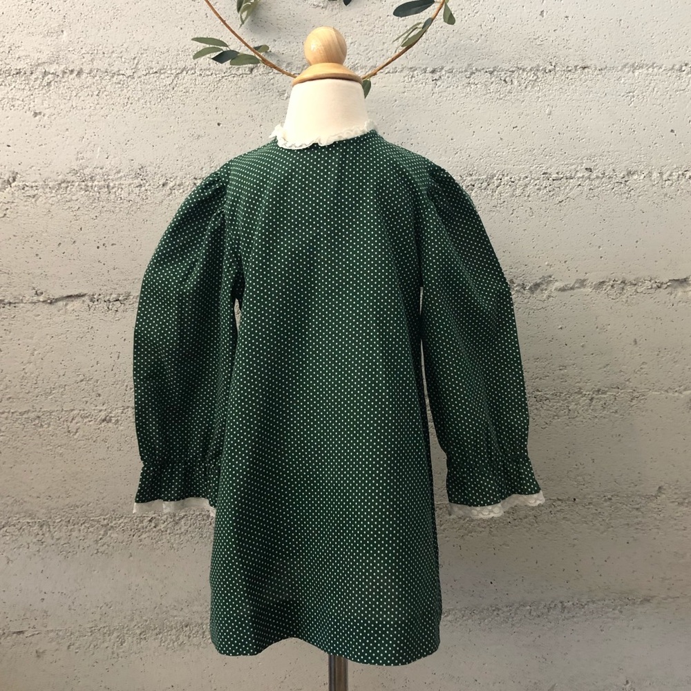 Kate Greenaway polka dot dress